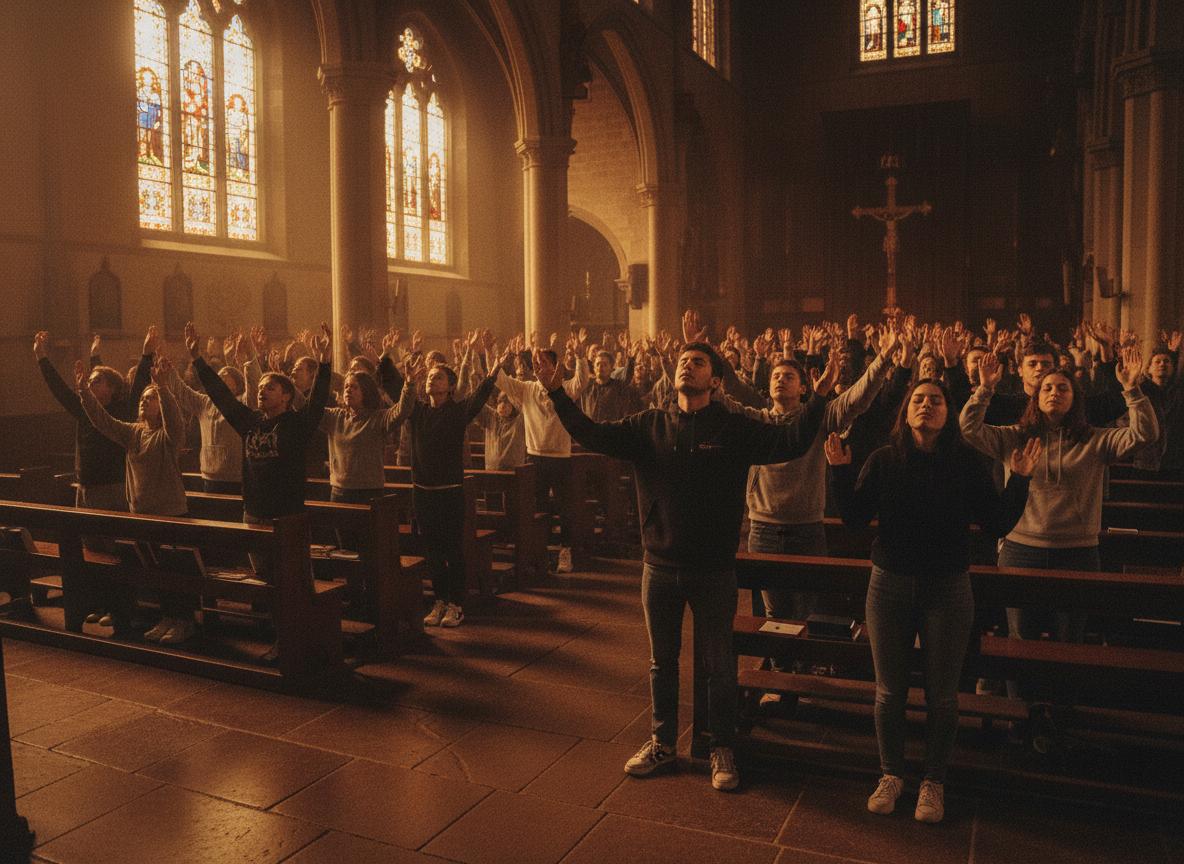 Culto de adoração na Aviva Church